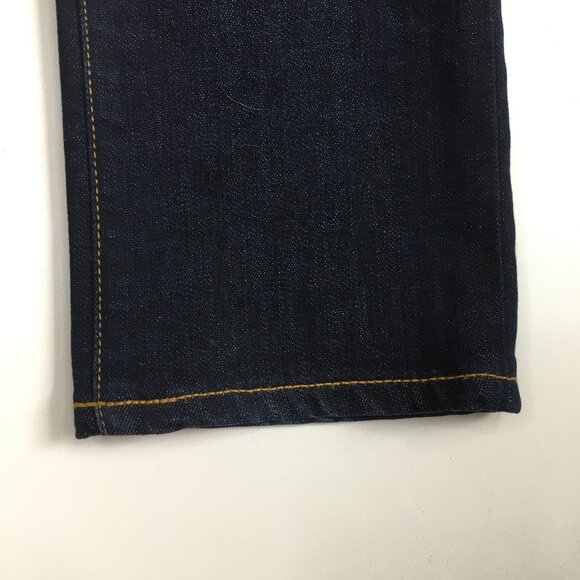 RALEIGH Hand Crafted North Carolina US Dark Wash Straight Leg 5 Pocket Jeans - Picture 14 of 16